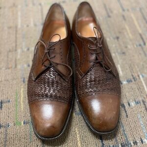 Stunning Salvatore Ferragamo Italian 11.5 Men’s shoes brown Italy